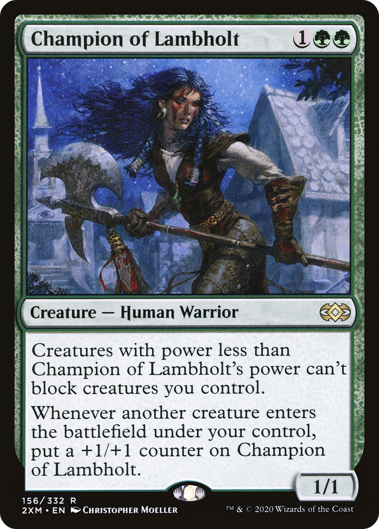 Champion of Lambholt (2XM-156) - Double Masters - Magic The Gathering