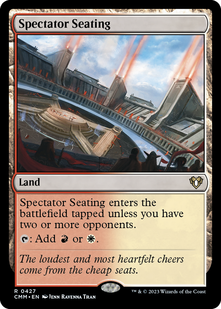 FOIL Spectator Seating (CMM-427) - Commander Masters - Magic The Gathering