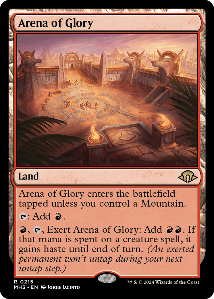 Arena of Glory (MH3-215) - Modern Horizons 3 - Magic The Gathering