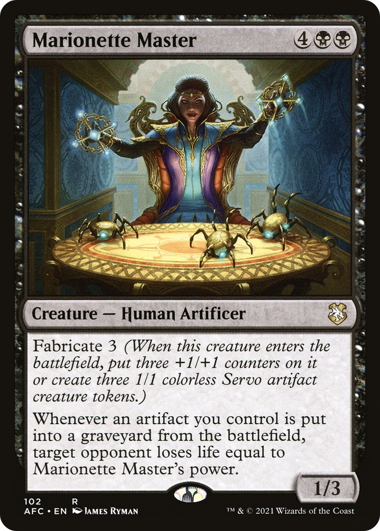 Marionette Master (AFC-102) - Forgotten Realms Commander - Magic The Gathering