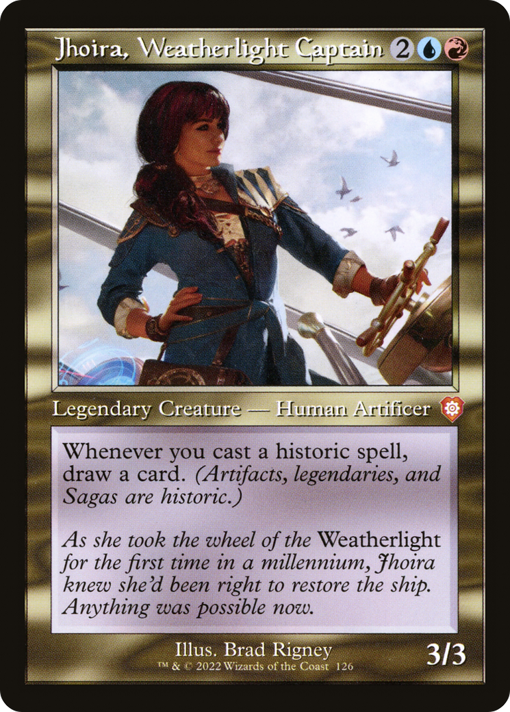 Jhoira, Weatherlight Captain (Retro Frame) (BRC-126) - The Brothers' War Commander - Magic The Gathering