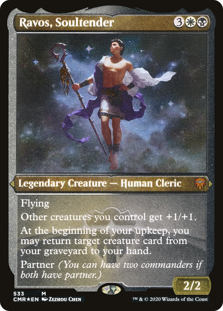 ETCHED FOIL Ravos, Soultender (Foil Etched) (CMR-533) - Commander Legends - Magic The Gathering
