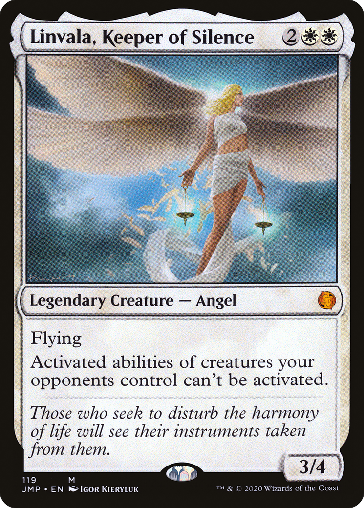 Linvala, Keeper of Silence (JMP-119) - Jumpstart - Magic The Gathering