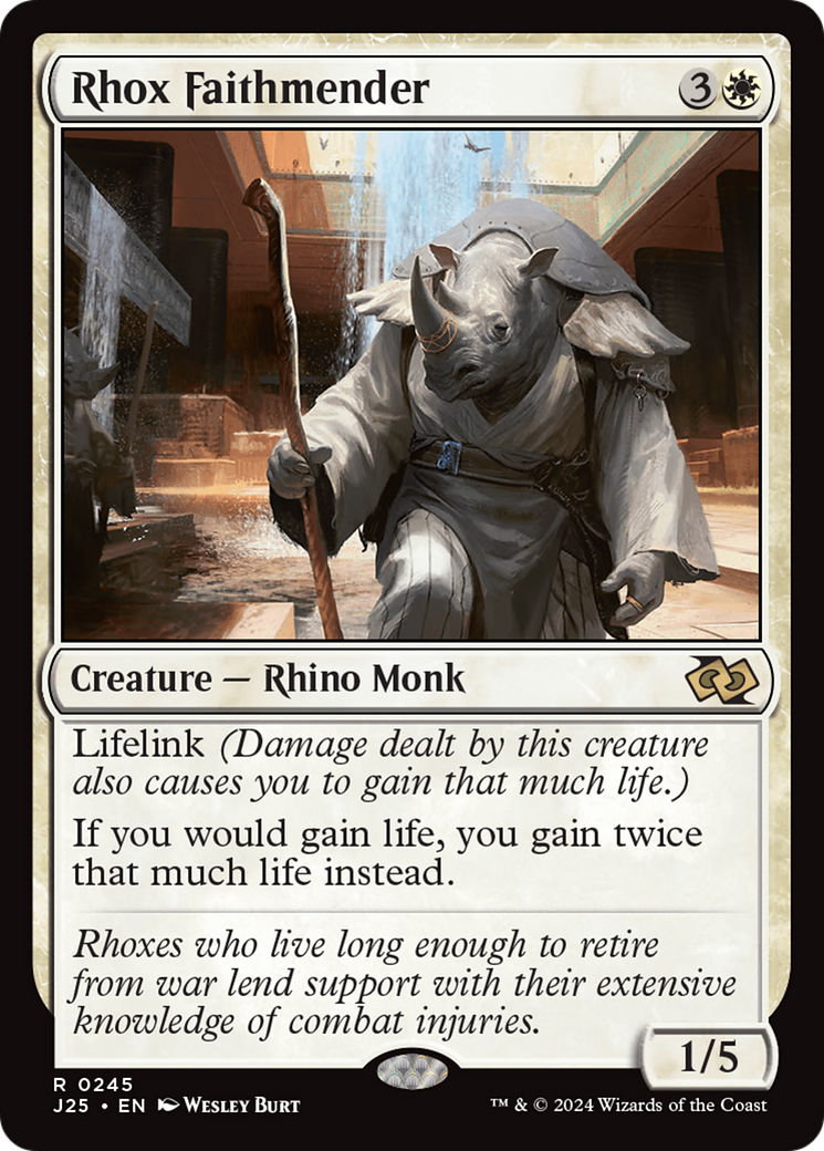 Rhox Faithmender (J25-245) - Foundations Jumpstart - Magic The Gathering