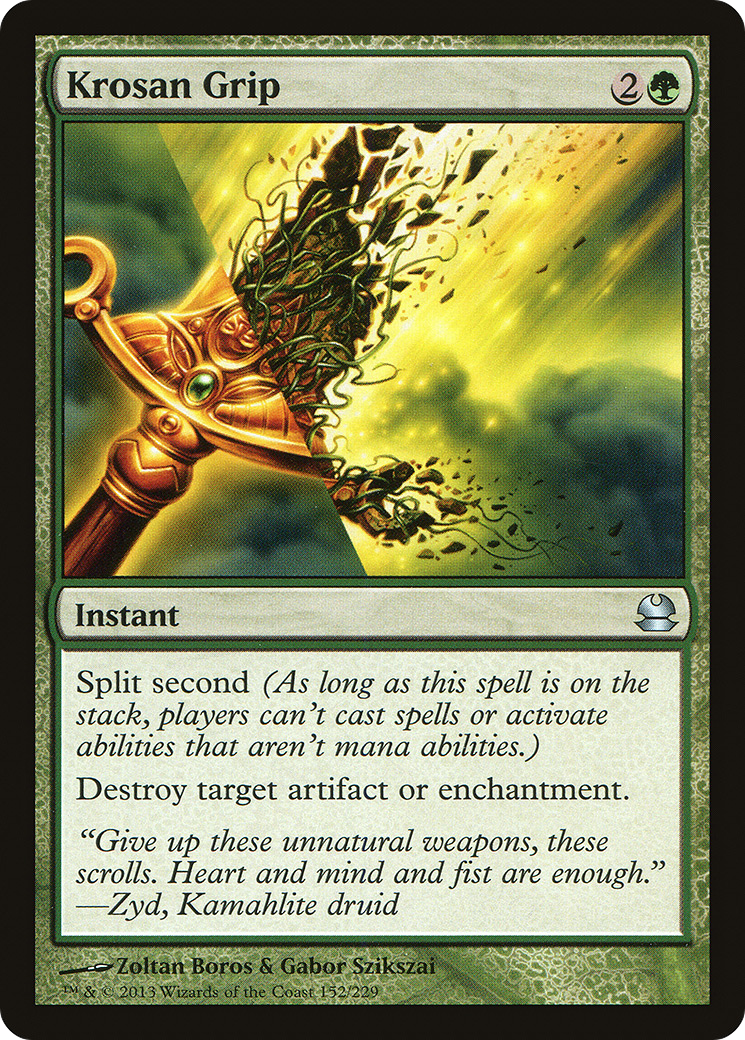 FOIL Krosan Grip (MMA-152) - Modern Masters - Magic The Gathering