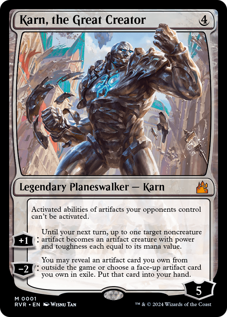 Karn, the Great Creator (RVR-001) - Ravnica Remastered - Magic The Gathering