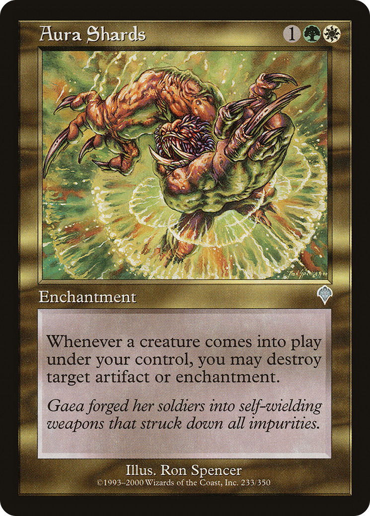 FOIL Aura Shards (INV-233) - Invasion - Magic The Gathering