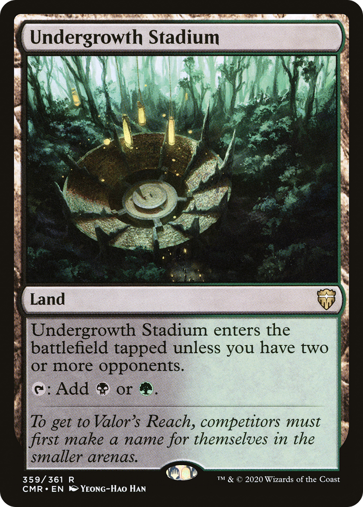 FOIL Undergrowth Stadium (CMR-359) - Commander Legends - Magic The Gathering