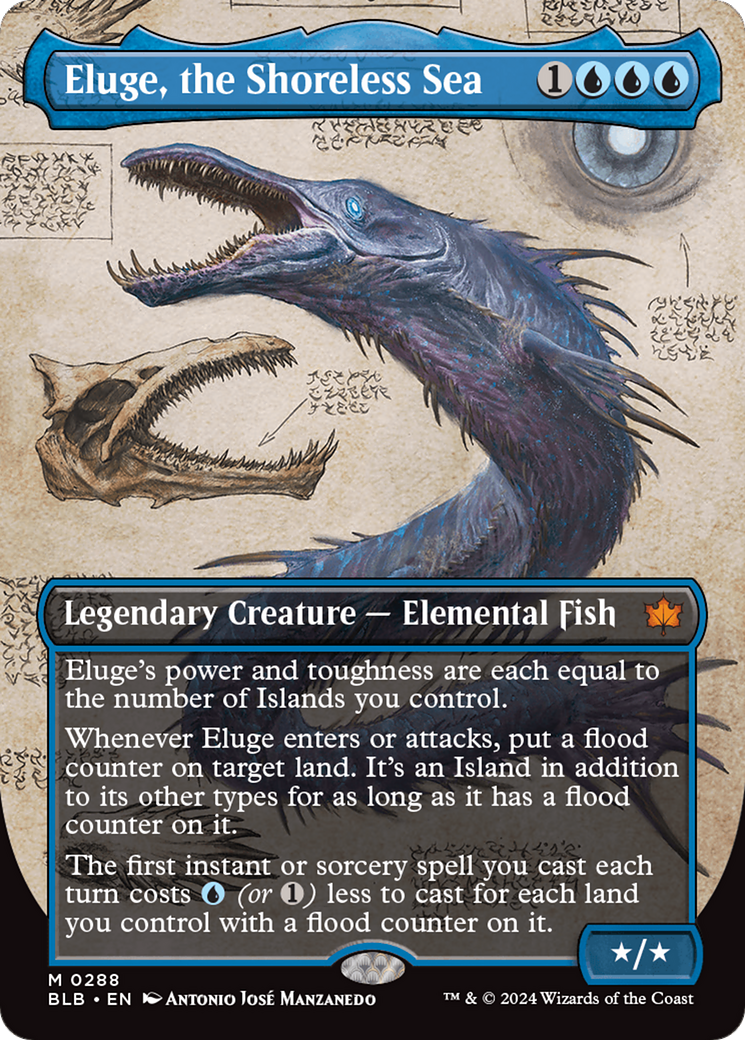 FOIL Eluge, the Shoreless Sea (BLB-288) - Bloomburrow - Magic The Gathering