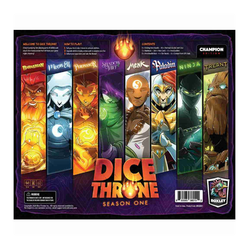 Dice Throne Season One Rerolled Battle Chest