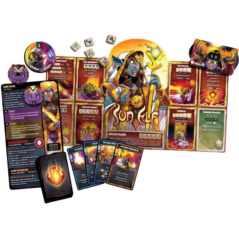 Dice Throne Sun Elf Single Hero
