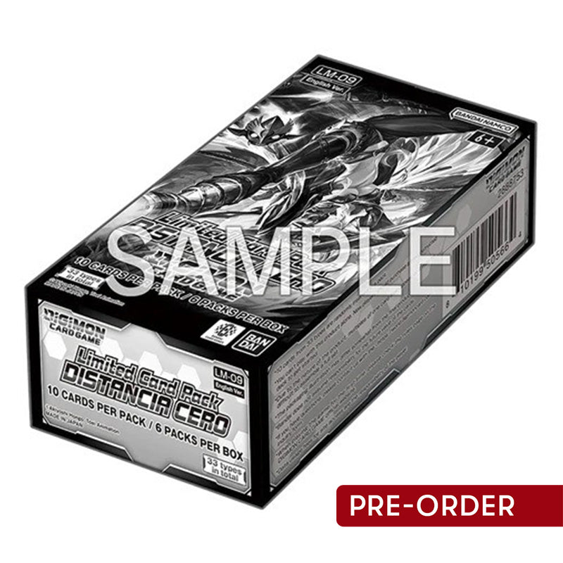 Digimon Card Game Distancia Cero LM-09 Limited Card Pack Booster Box