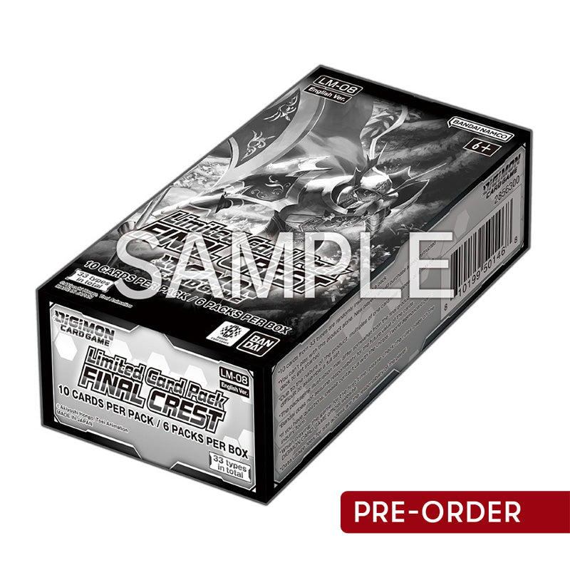 Digimon Card Game Final Crest LM08 Limited Card Pack Booster Box