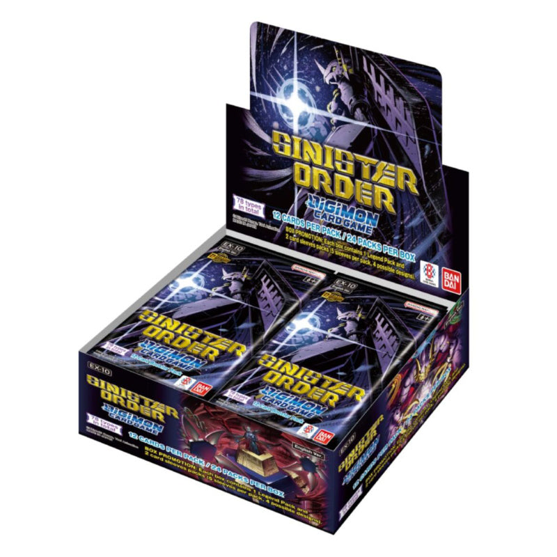 Digimon Card Game Sinister Order EX-10 Booster Box