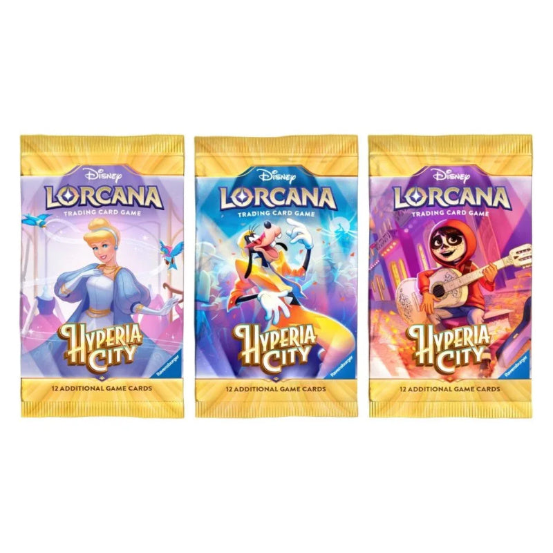 Disney Lorcana TCG S14 Hyperia City Single Booster Pack