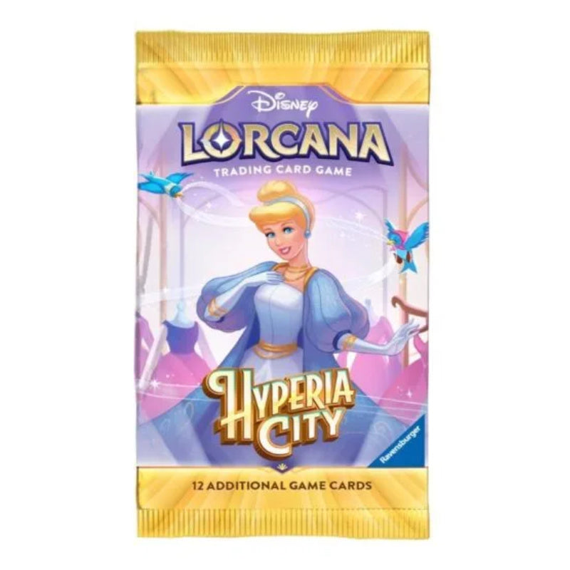 Disney Lorcana TCG S14 Hyperia City Single Booster Pack