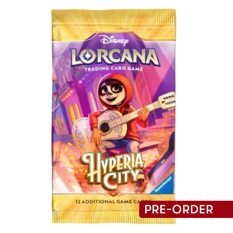 Disney Lorcana TCG S14 Hyperia City Single Booster Pack