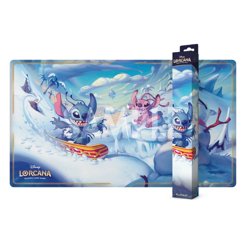 Disney Lorcana TCG S14 Hyperia City Stitch & Friends Playmat