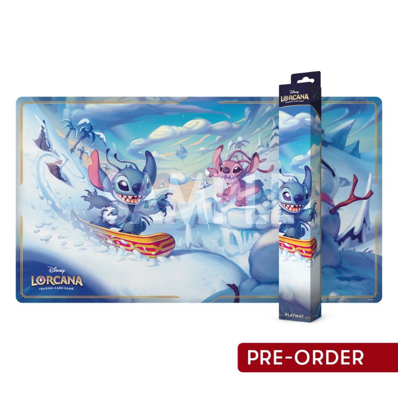 Disney Lorcana TCG S14 Hyperia City Stitch & Friends Playmat