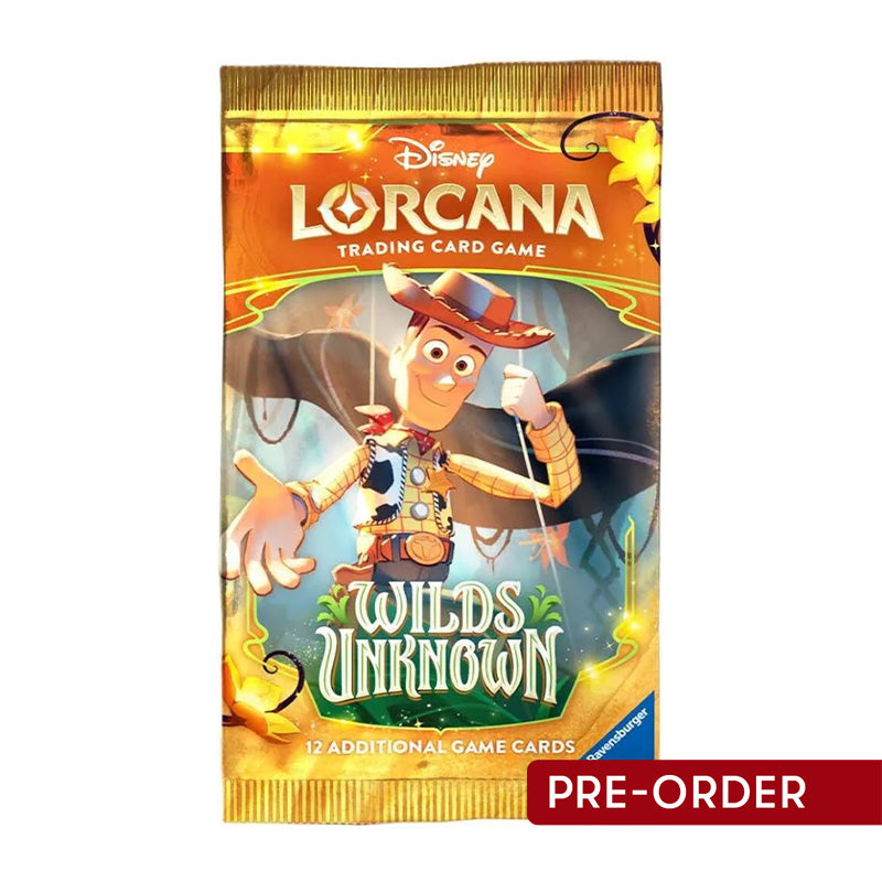 Disney Lorcana TCG Series 12 Wilds Unknown Single Booster Pack