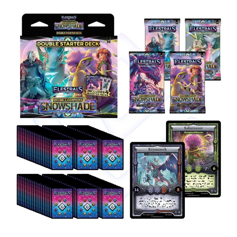 Elestrals TCG Frost Divine vs Demeter Double Starter Deck Snowshade (Divine Champions)