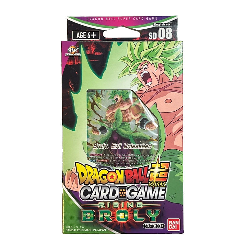 Dragon Ball Super Card Game Starter Deck Rising Broly SD08