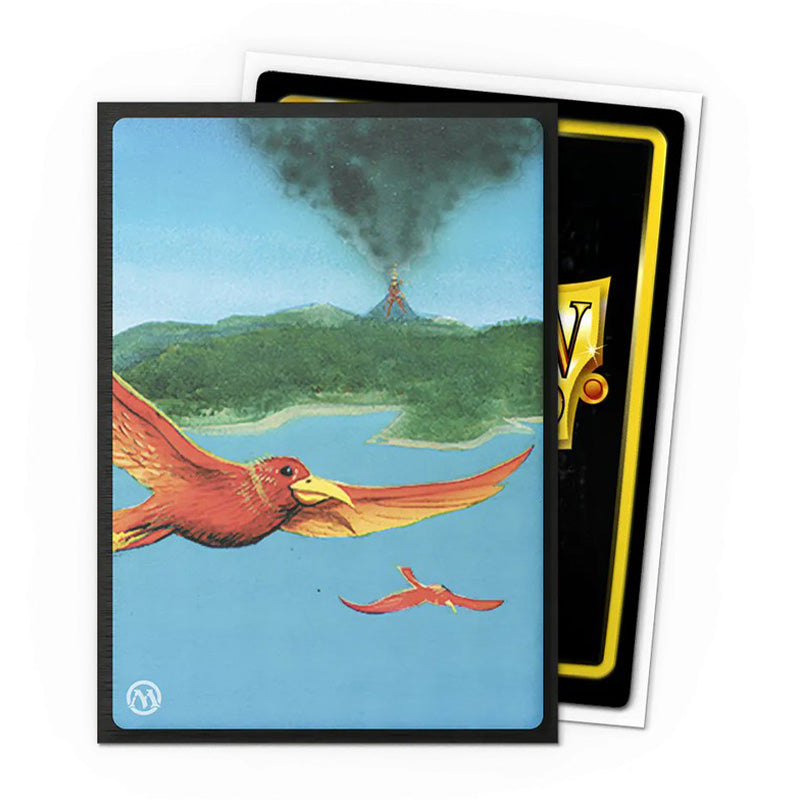 Dragon Shield Standard 100ct Matte Brushed Art Magic MTG Retro Series Birds of Paradise Sleeves