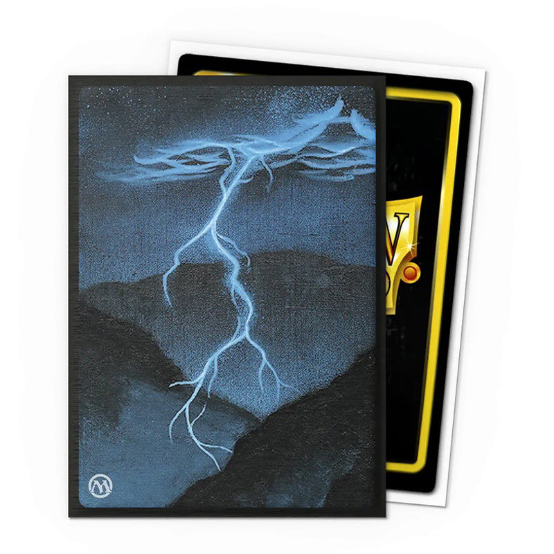 Dragon Shield Standard 100ct Matte Brushed Art Magic MTG Retro Series Lightning Bolt Sleeves
