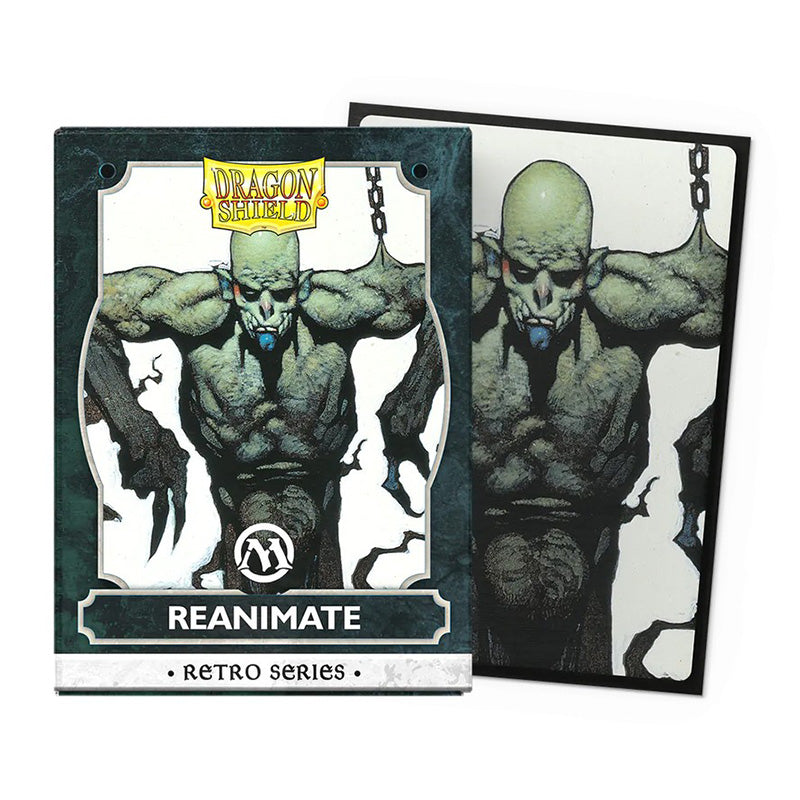 Dragon Shield Standard 100ct Matte Brushed Art Magic MTG Retro Series Reanimate Sleeves