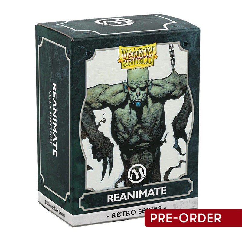 Dragon Shield Standard 100ct Matte Brushed Art Magic MTG Retro Series Reanimate Sleeves