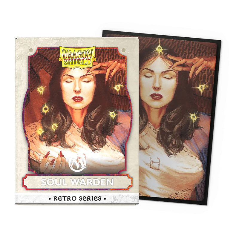 Dragon Shield Standard 100ct Matte Brushed Art Magic MTG Retro Series Soul Warden Sleeves