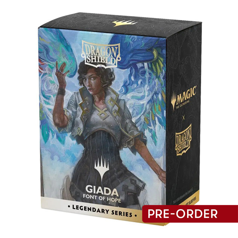 Dragon Shield Standard 100ct Matte Dual Art Magic MTG Legendary Series Giada Font of Hope