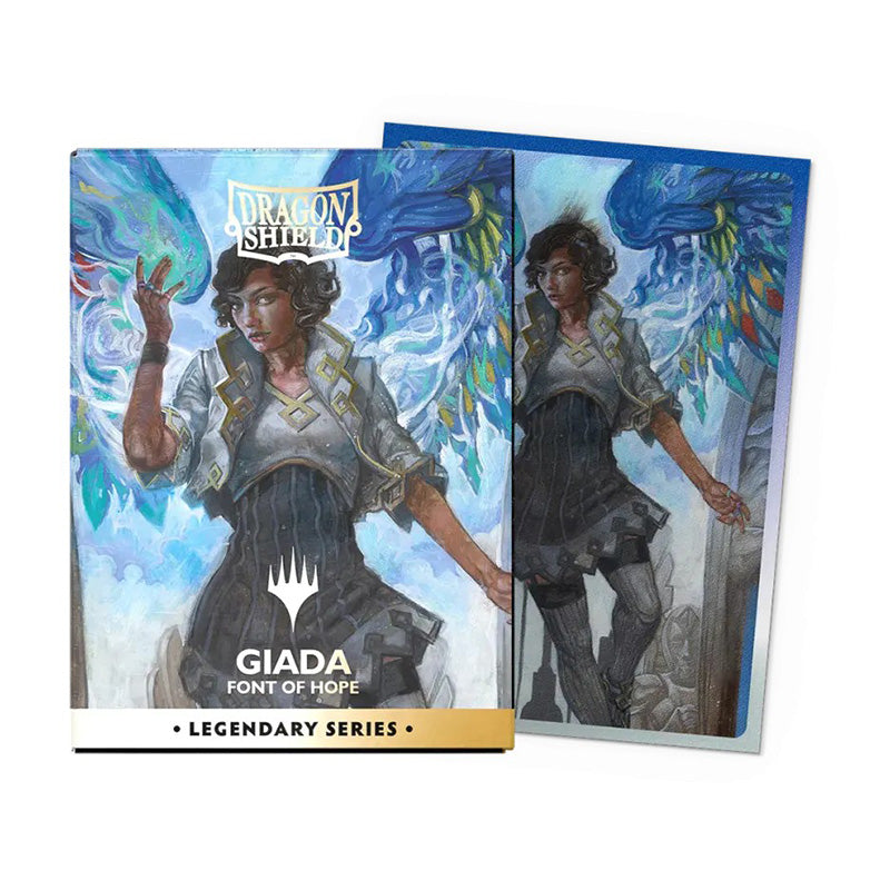 Dragon Shield Standard 100ct Matte Dual Art Magic MTG Legendary Series Giada Font of Hope