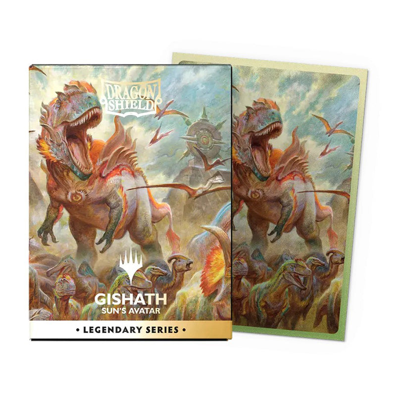 Dragon Shield Standard 100ct Matte Dual Art Magic MTG Legendary Series Gishath Sun's Avatar