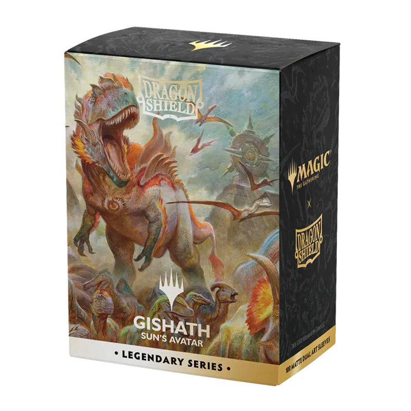 Dragon Shield Standard 100ct Matte Dual Art Magic MTG Legendary Series Gishath Sun's Avatar