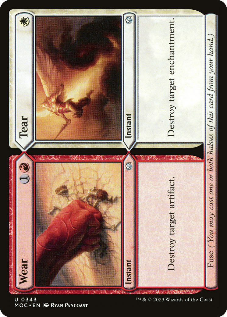 Wear // Tear (MOC-343) - March of the Machine Commander - Magic The Gathering
