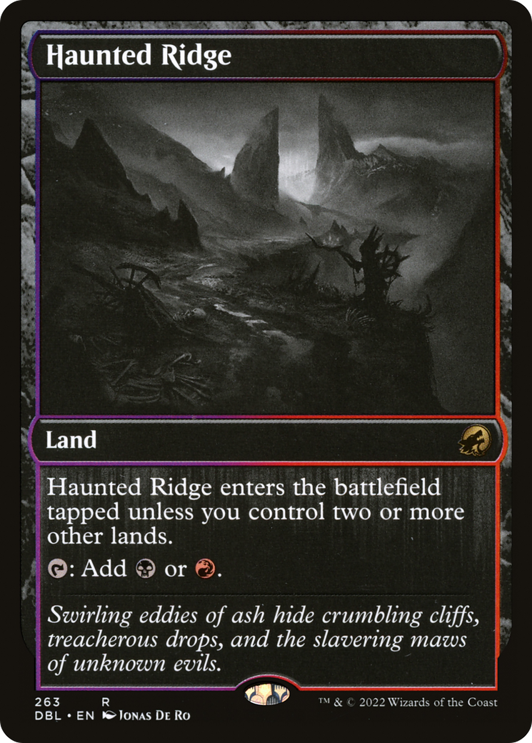 Haunted Ridge (DBL-263) - Innistrad: Double Feature - Magic The Gathering