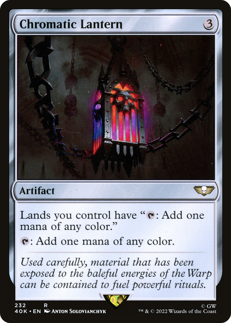 Chromatic Lantern (40K-232) - Warhammer 40,000 Commander - Magic The Gathering