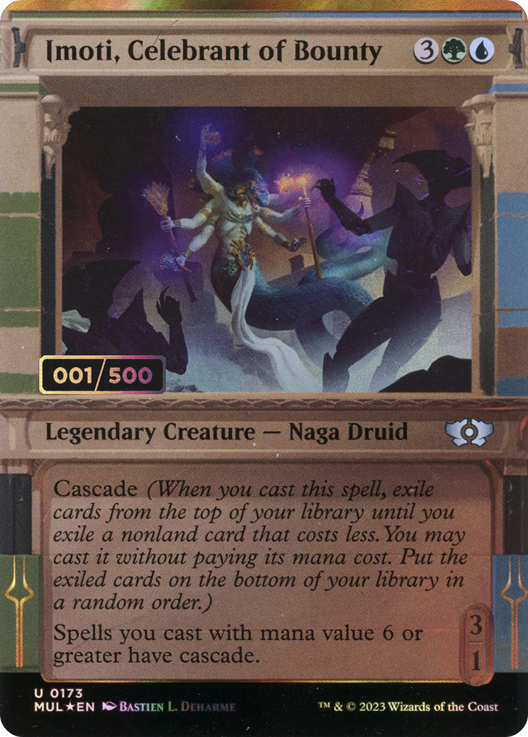 FOIL Imoti, Celebrant of Bounty (Serial Numbered) (MUL-173) - Multiverse Legends - Magic The Gathering