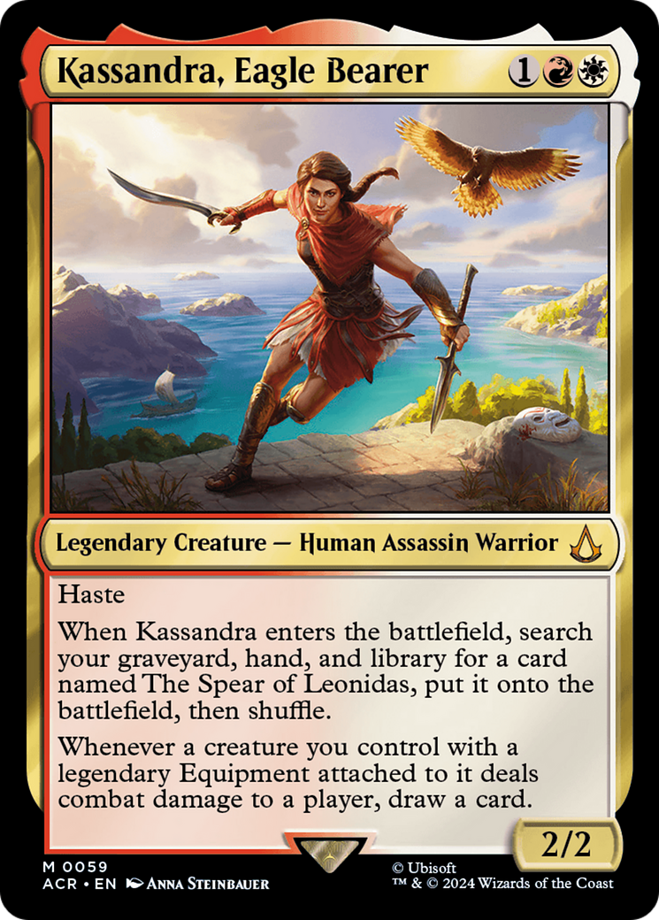 FOIL Kassandra, Eagle Bearer (ACR-059) - Assassin's Creed - Magic The Gathering