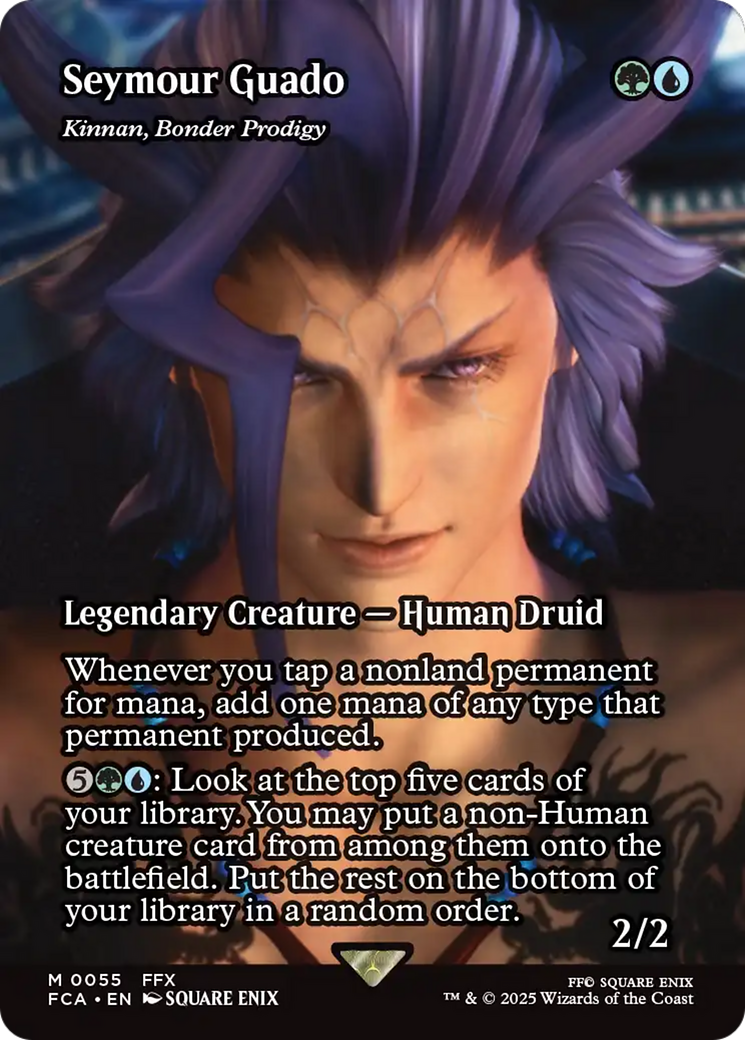 Seymour Guado - Kinnan, Bonder Prodigy (Showcase) (FCA-055) - FINAL FANTASY: Through the Ages - Magic The Gathering