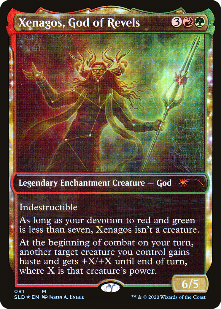 FOIL Xenagos, God of Revels (SLD-081) - Secret Lair Drop - Magic The Gathering