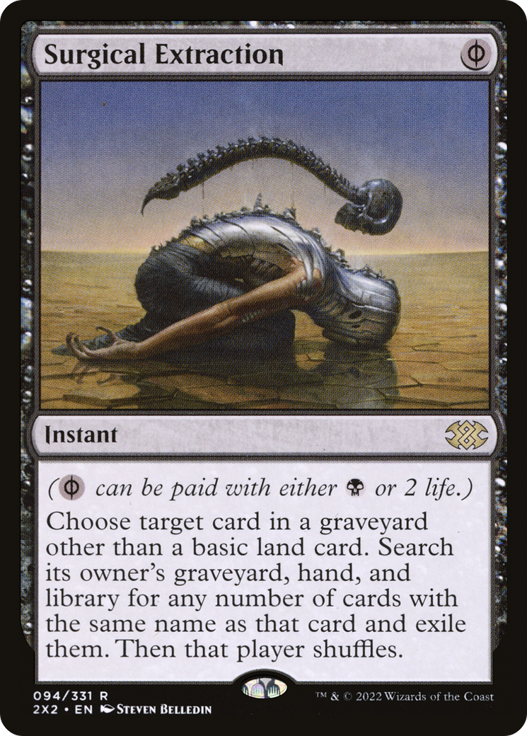 FOIL Surgical Extraction (2X2-094) - Double Masters 2022 - Magic The Gathering