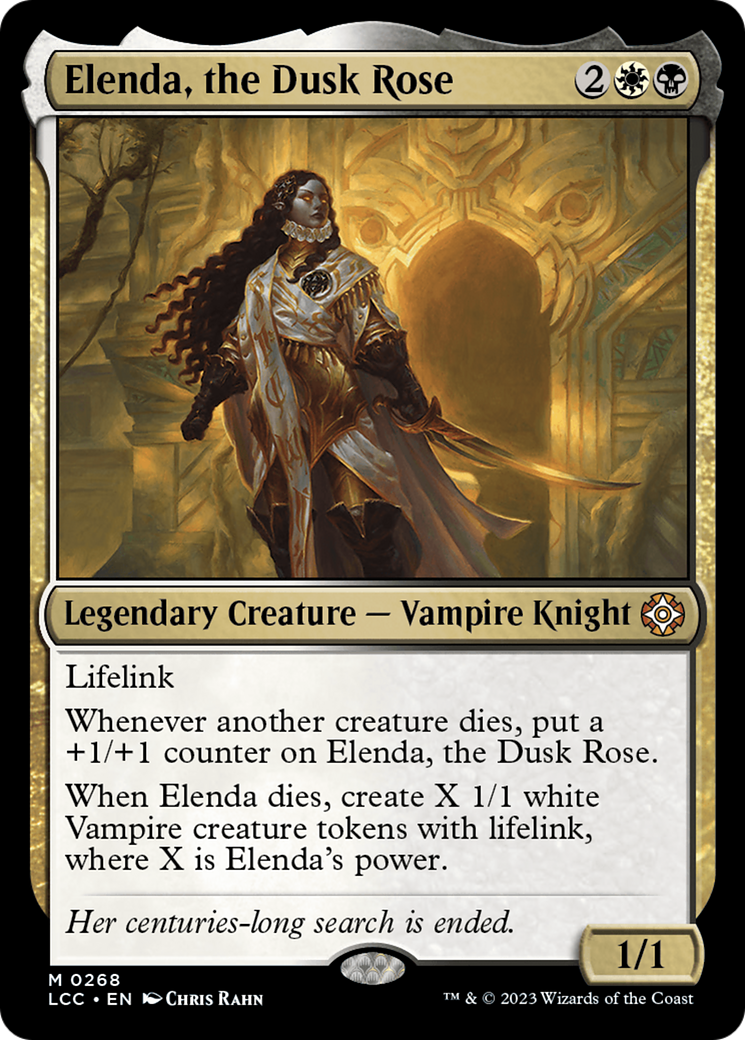 Elenda, the Dusk Rose (LCC-268) - The Lost Caverns of Ixalan Commander - Magic The Gathering