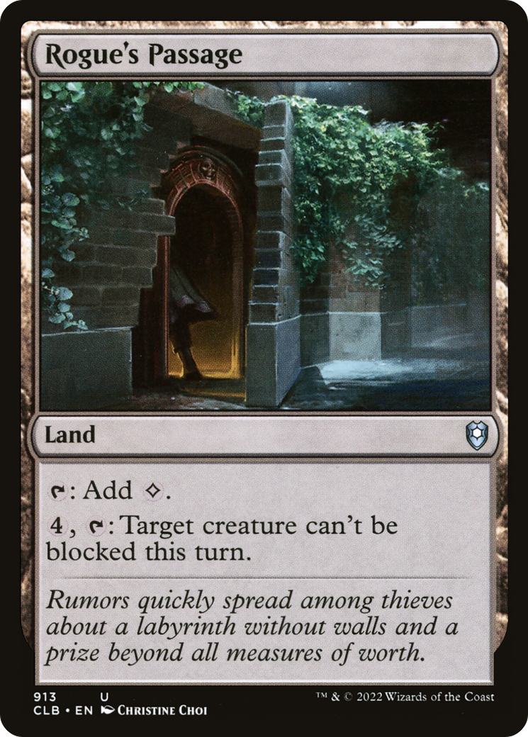 Rogue's Passage (CLB-913) - Commander Legends: Battle for Baldur's Gate - Magic The Gathering