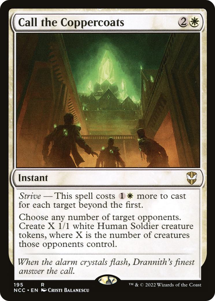 Call the Coppercoats (NCC-195) - New Capenna Commander - Magic The Gathering