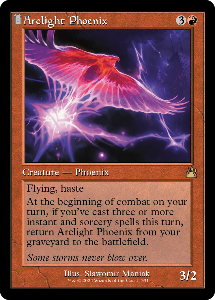 FOIL Arclight Phoenix (Retro Frame) (RVR-331) - Ravnica Remastered - Magic The Gathering