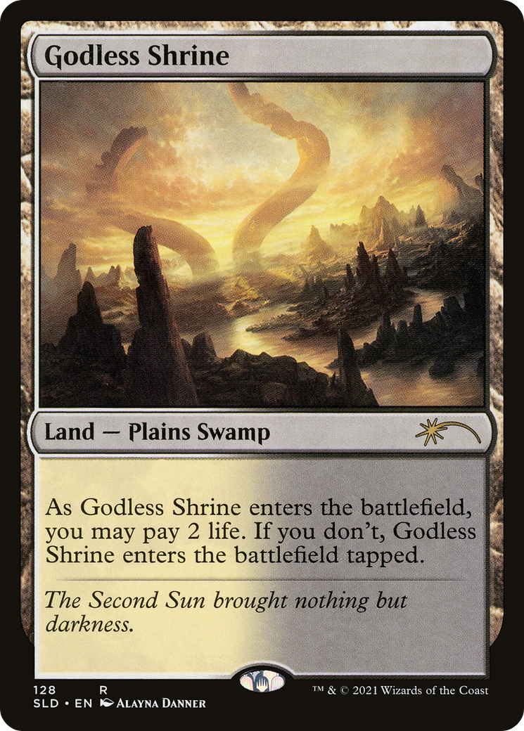 Godless Shrine (SLD-128) - Secret Lair Drop - Magic The Gathering