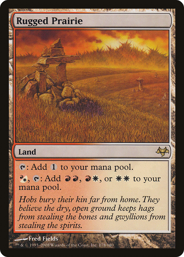 FOIL Rugged Prairie (EVE-178) - Eventide - Magic The Gathering