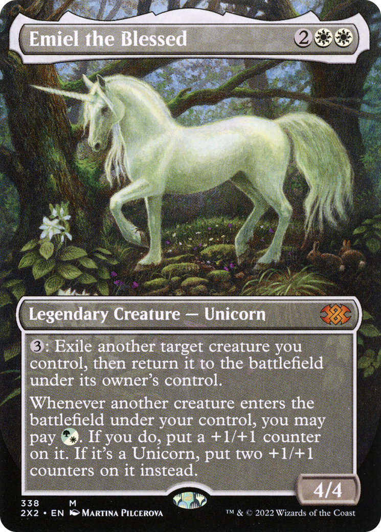 Emiel the Blessed (Borderless) (2X2-338) - Double Masters 2022 - Magic The Gathering